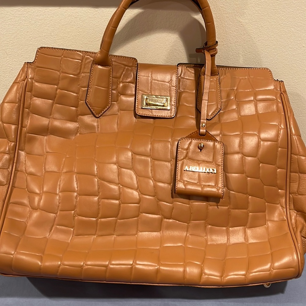 A. Bellucci (Italian designer) leather bag